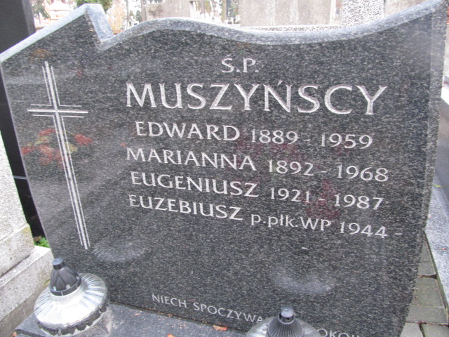 Eugeniusz Muszyński  1921 Siedlce - Grobonet - Wyszukiwarka osób pochowanych