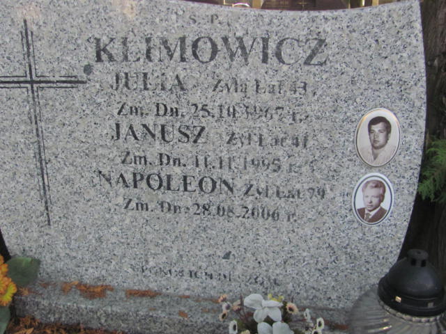  Klimowicz 1924 Siedlce - Grobonet - Wyszukiwarka osób pochowanych