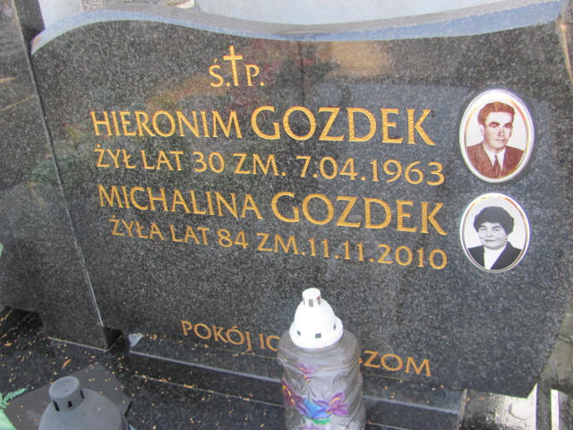 Michalina Gozdek 1926 Siedlce - Grobonet - Wyszukiwarka osób pochowanych