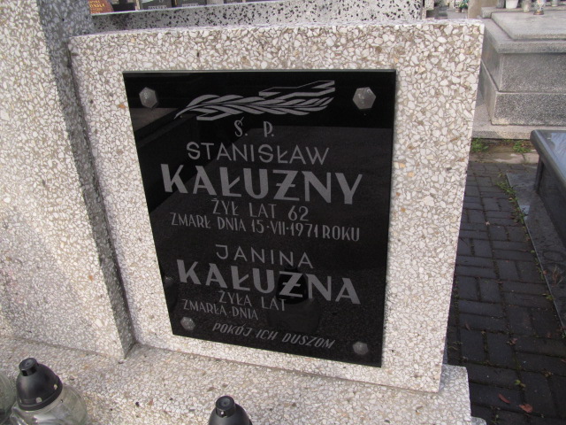  Kałużny 1909 Siedlce - Grobonet - Wyszukiwarka osób pochowanych