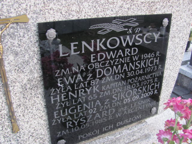  Lenkowska 1917 Siedlce - Grobonet - Wyszukiwarka osób pochowanych