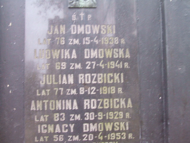 Domicela Dmowska 1902 Siedlce - Grobonet - Wyszukiwarka osób pochowanych