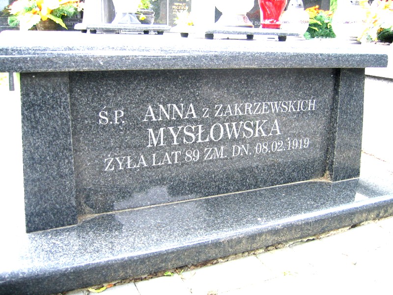  Mysłowska 1830 Siedlce - Grobonet - Wyszukiwarka osób pochowanych