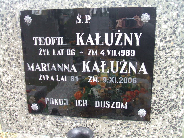  Kałużny 1903 Siedlce - Grobonet - Wyszukiwarka osób pochowanych