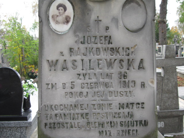 Józefa Wasilewska 1877 Siedlce - Grobonet - Wyszukiwarka osób pochowanych