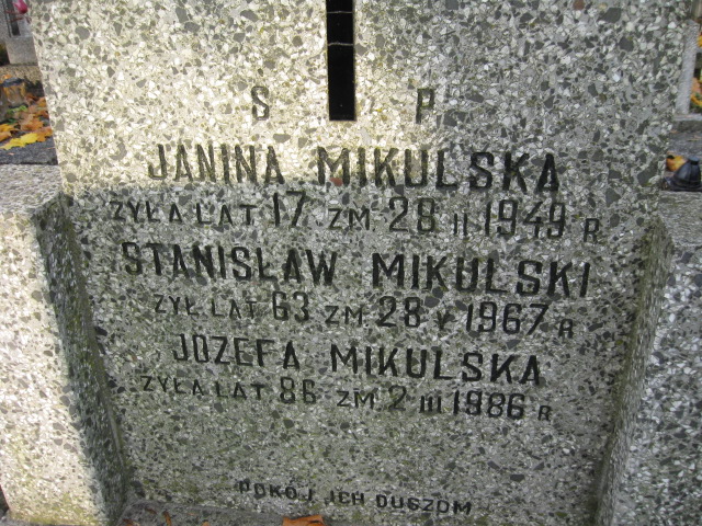  Mikulski 1944 Siedlce - Grobonet - Wyszukiwarka osób pochowanych