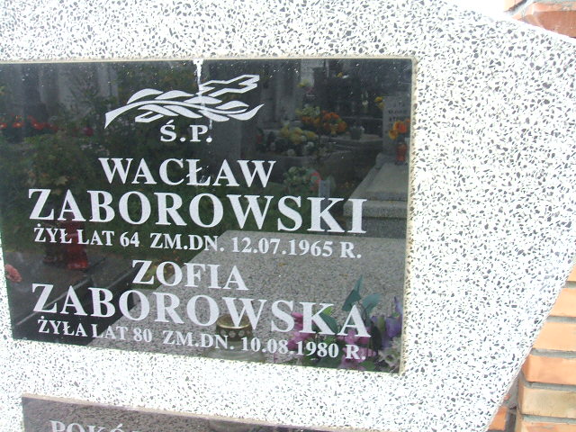  Zaborowska 1900 Siedlce - Grobonet - Wyszukiwarka osób pochowanych