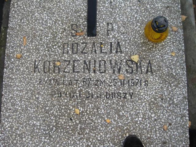  Korzeniowska 1883 Siedlce - Grobonet - Wyszukiwarka osób pochowanych