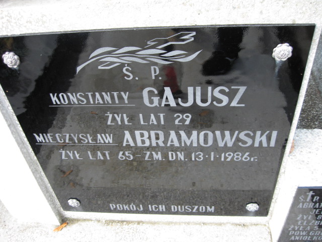  Abramowska 1945 Siedlce - Grobonet - Wyszukiwarka osób pochowanych