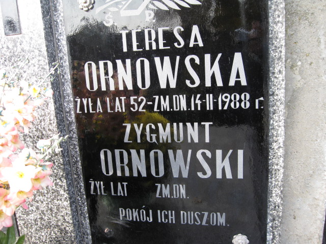 Teresa Ornowska 1935 Siedlce - Grobonet - Wyszukiwarka osób pochowanych