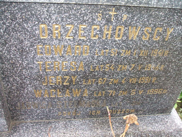  Orzechowski 1924 Siedlce - Grobonet - Wyszukiwarka osób pochowanych
