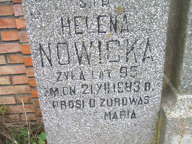  Nowicka 1888 Siedlce - Grobonet - Wyszukiwarka osób pochowanych