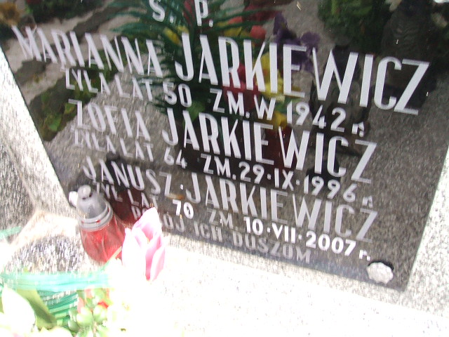  Jarkiewicz 1937 Siedlce - Grobonet - Wyszukiwarka osób pochowanych