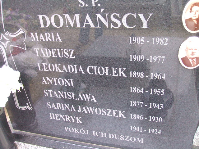 Leokadia Ciołek 1898 Siedlce - Grobonet - Wyszukiwarka osób pochowanych