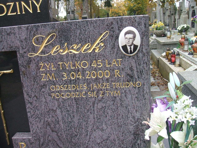 Leszek Schabowski 1955 Siedlce - Grobonet - Wyszukiwarka osób pochowanych