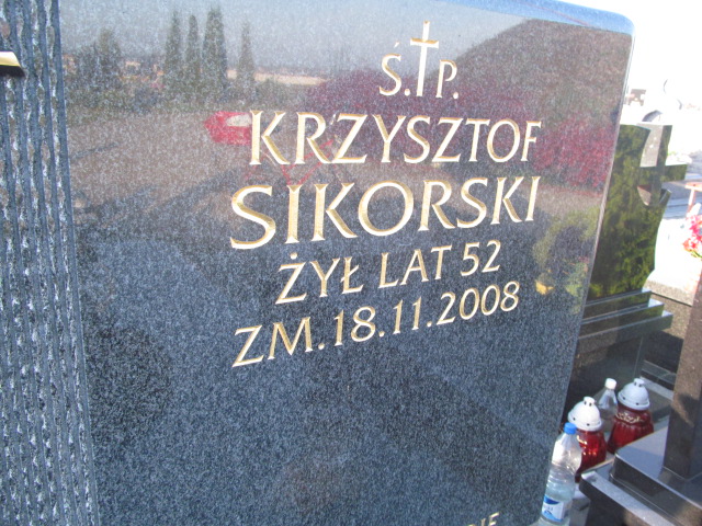 Krzysztof Sikorski 1956 Siedlce - Grobonet - Wyszukiwarka osób pochowanych