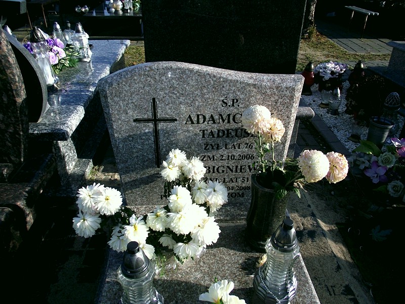 Grób Tadeusz Adamczyk