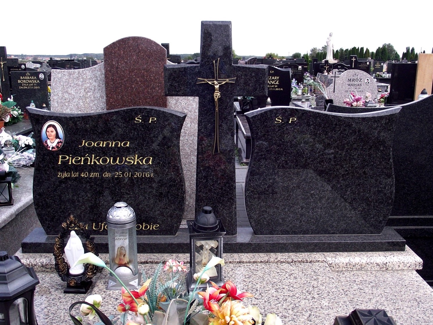 Joanna Pieńkowska 1975 Siedlce - Grobonet - Wyszukiwarka osób pochowanych