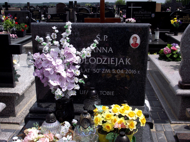 Anna Kołodziejak 1966 Siedlce - Grobonet - Wyszukiwarka osób pochowanych
