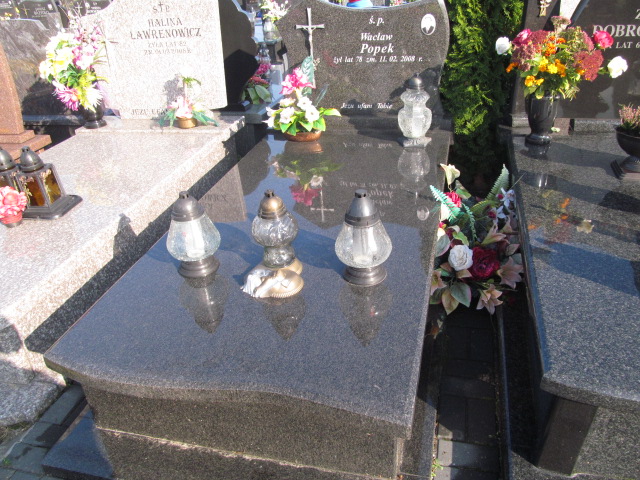 Grób Wacław Popek