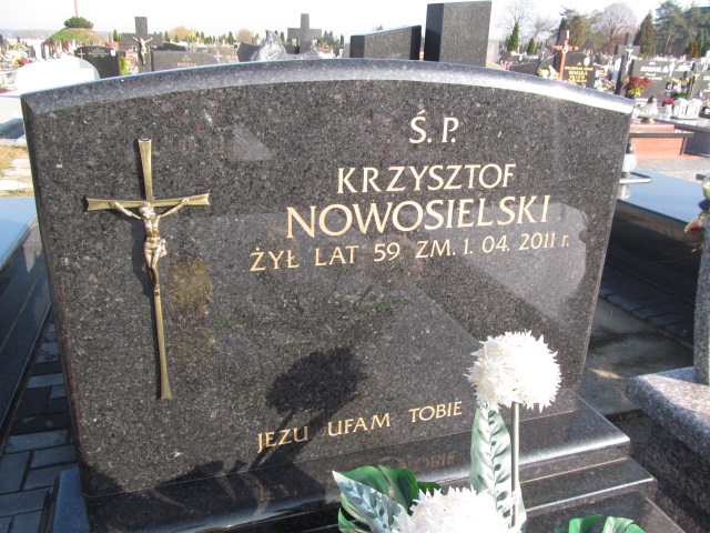 Krzysztof Nowosielski 1952 Siedlce - Grobonet - Wyszukiwarka osób pochowanych