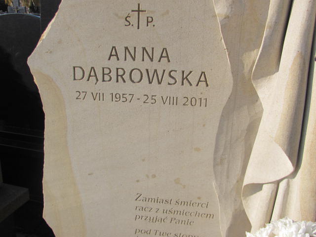 Anna Dąbrowska 1957 Siedlce - Grobonet - Wyszukiwarka osób pochowanych