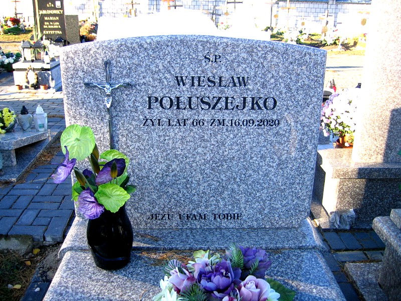 Grób Wiesław Połuszejko