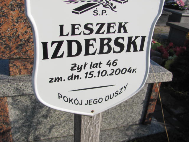  Izdebski 1958 Siedlce - Grobonet - Wyszukiwarka osób pochowanych