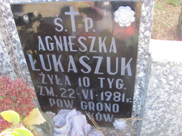 Agnieszka Łukaszuk 1981 Siedlce - Grobonet - Wyszukiwarka osób pochowanych
