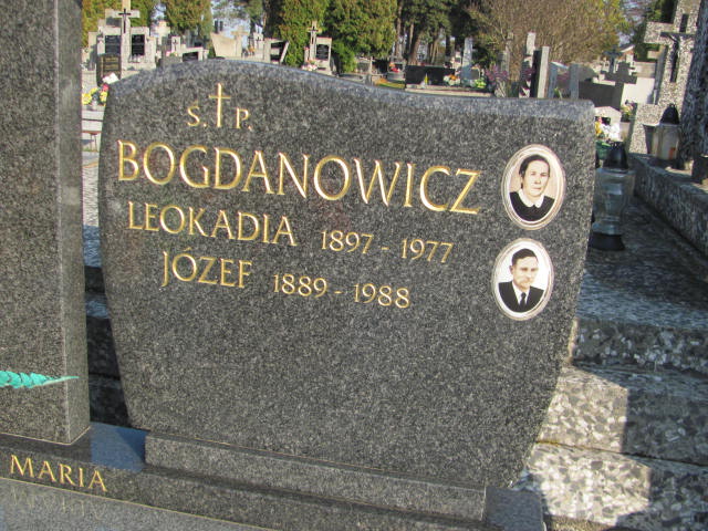 Józef Bogdanowicz 1889 Siedlce - Grobonet - Wyszukiwarka osób pochowanych