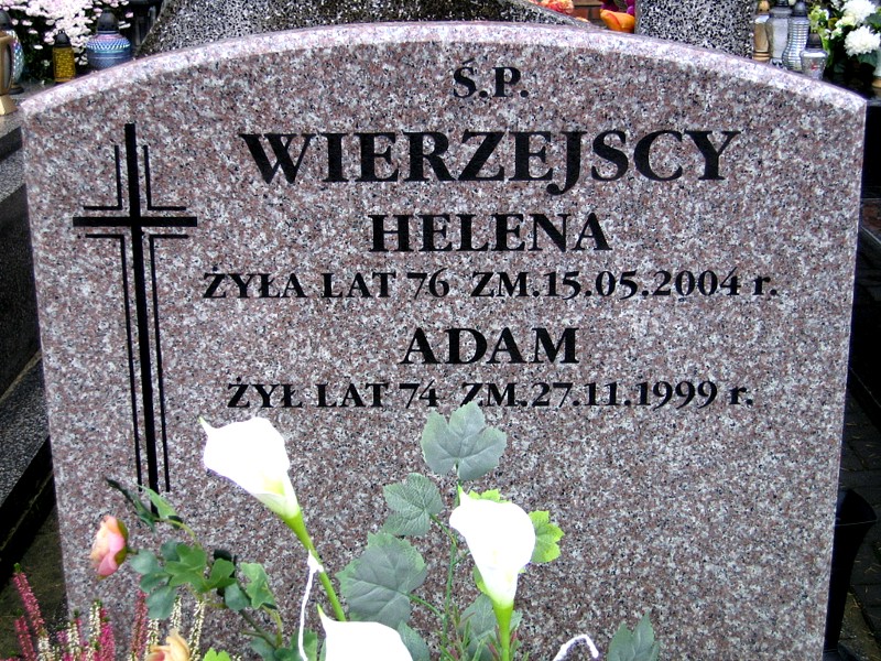 Grób Helena (Julianna) Wierzejska
