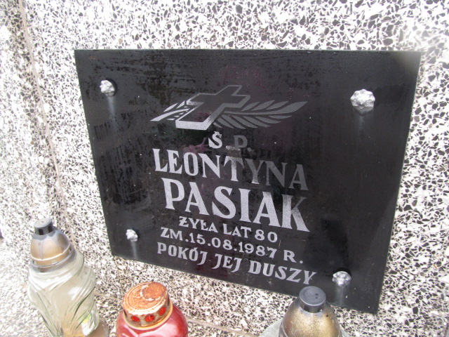  Pasiak 1907 Siedlce - Grobonet - Wyszukiwarka osób pochowanych