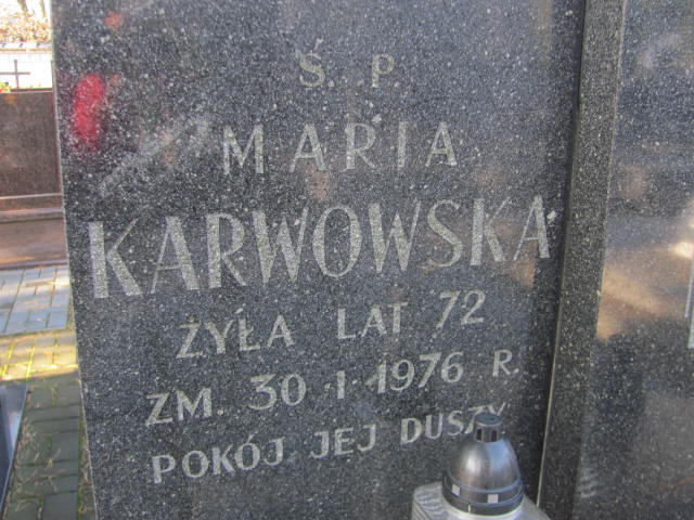 Maria Karwowska 1903 Siedlce - Grobonet - Wyszukiwarka osób pochowanych