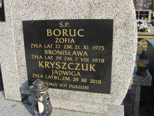 Zofia Boruc 1948 Siedlce - Grobonet - Wyszukiwarka osób pochowanych