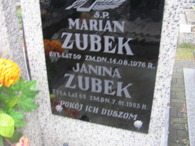 Janina Zubek 1924 Siedlce - Grobonet - Wyszukiwarka osób pochowanych