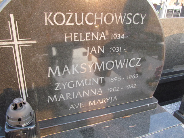 Marianna Maksymowicz 1902 Siedlce - Grobonet - Wyszukiwarka osób pochowanych