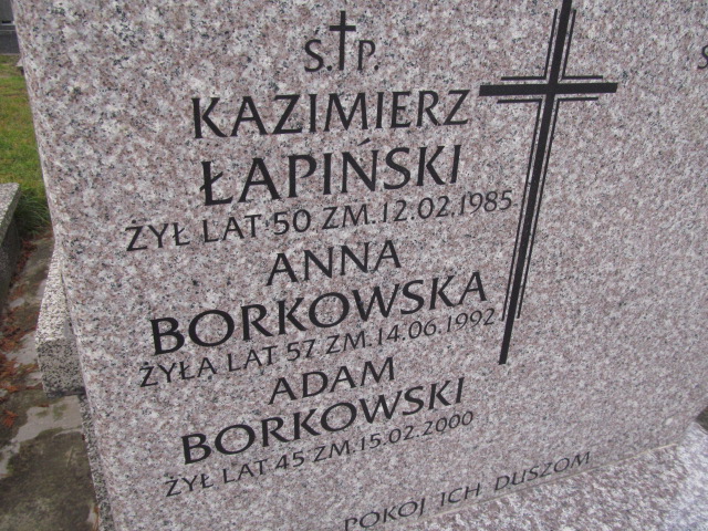 Anna Borkowska 1935 Siedlce - Grobonet - Wyszukiwarka osób pochowanych